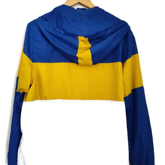 Bleeker And Mercer 90's Y2K Jacket Activewear UCLA Colors Size Medium - Picture 2 of 3